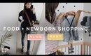 COME SHOPPING WITH ME (FOOD SHOP + NEWBORN ESSENTIALS) | Lily Pebbles