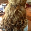 Half-down w/loose curls...by Calista Brides Hair & Makeup Artistry