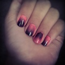 Pink and black gradient