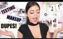 MAKEUP DUPES TESTED!! | Cheap Dupes for Popular High End Makeup
