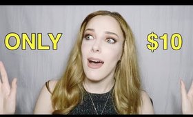 THE TEN DOLLAR MAKEUP CHALLENGE | Katy Harmony