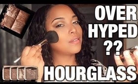 OVERHYPED $50 BRONZER⁉️  | Hourglass Radiant Bronze Light | REVIEW on Tan Olive Indian Skin