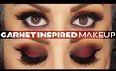 Garnet Inspired Makeup Look | January Birthstone