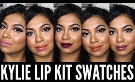 KYLIE JENNER Lip Kit Lip Swatches - 14 Shades! | MissBeautyAdikt