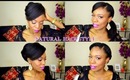 5 Easy Romantic  Natural Hair Styles