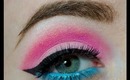 BubbleGum: Electric Blue + Pink Makeup