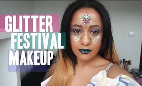 GLITTER FESTIVAL MAKEUP | Siana