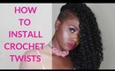 How to Install Crochet Twists Sensual Jamaican Loop Twists Toyokalon on Tapered Cut Short Hair
