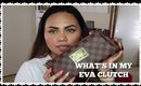 WHAT'S IN MY BAG | LOUIS VUITTON EVA CLUTCH DE