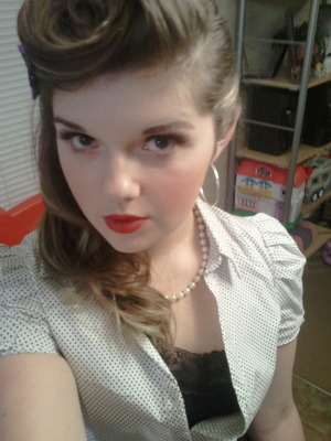 modern day pin up inspired look..