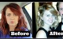 10 Hour Hair Transformation in 11 Minutes [Red to Blonde]