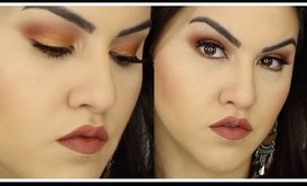 Gold Bronze Makeup Tutorial with Juvia's Masquerade Palette