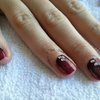 Fall Shellac Ombre- Red Wine