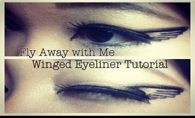 ☾✯ Fly With Me: Winged Eyeliner Tutorial ✯