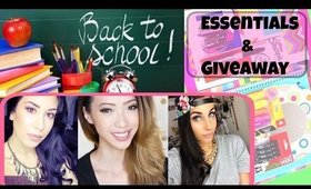 Back to School Essentials & Huge Supplies Giveaway