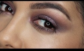 Purple Glitter Glam Makeup Tutorial