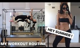 MY WORKOUT ROUTINE + GET A FLAT STOMACH FAST