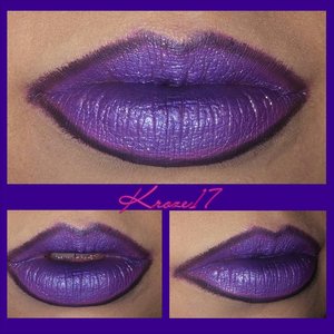 A twist on purple lips. Using some fun pigments to bring a little sparkle and shine with some bold lining really creates a new look on a popular trend. :)
Details in next post! 
#Purplelips #glitter #sparkle #blacklips #lipliner #Glamourdolleyes #GDE #trend #Makeup #cosmetics #Nyxcosmetics #beauty #makeuplook #Beautyshot #instamakeup #instabeauty #kroze17