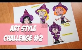 Art Challenge #2| Halloween Themed| Art Process