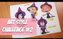 Art Challenge #2| Halloween Themed| Art Process