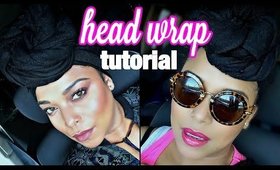 EASIEST HeadWrap /Turban Tutorial | BACK IN THE STUDIO @IpsyOS |  MelissaQ