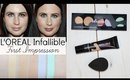 L'Oreal Infallible Total Cover Foundation, Concealer Palette & Blender | FIRST IMPRESSION