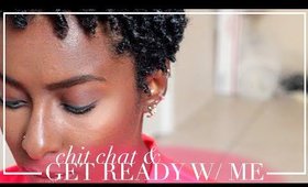 Get Ready With Me + Chit Chat (Face & OOTD)