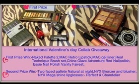 $200 Valentine's Giveaway: Mac, Urban Decay, Essie, Too Faced, NYX, China Glaze