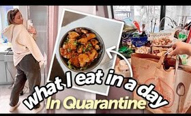 What I eat in a day in Quarantine + Healthy Trader Joe's Haul!