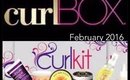 Curlkit vs Curlbox February 2016 plus GIVEAWAY