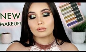 Testing NEW Flower Beauty Makeup | Metallic Green Smokey Eye