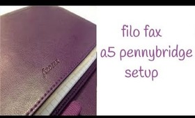 Filo Fax PennyBridge Set Up