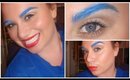 4th July Make-Up: Blue Brows & Red Lips (Modern Pin-Up?) | Speed Tutorial