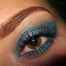 Catwalk Inspired Blue Smokey Eye