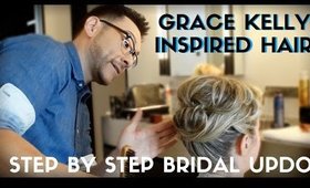 L.A. BASED WEDDING ARTIST GRACE KELLY INSPIRED HAIR DEMO STEP BY STEP- karma33