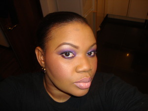 Another fun and easy look. Can work for a glam bride or date night makeup look
