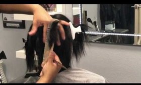 Layered Bob cut (Start To Finish)