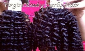 Unboxing of My Aliexpress Brazilian Kinky Curly Virgin Hair!