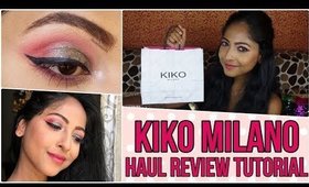 KIKO MILANO HAUL- REVIEW- TUTORIAL | SMART RANGE- Eyeshadows, Foundation, Lipstick | Stacey Castanha