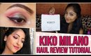 KIKO MILANO HAUL- REVIEW- TUTORIAL | SMART RANGE- Eyeshadows, Foundation, Lipstick | Stacey Castanha