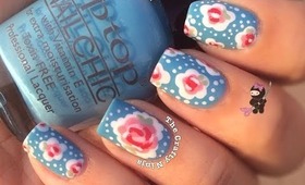 Cath Kidston Inspired Vintage Nails by The Crafty Ninja