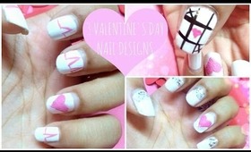 ♥ 3 Easy Valentine's Day Nails ♥