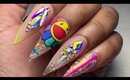 HOW TO DO YOUR OWN NAILS | Sculpting & Hans Painted Art