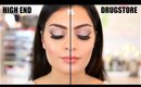 HIGH END vs. DRUGSTORE MAKEUP TUTORIAL DUPES | Cheap Dupes for High End Makeup