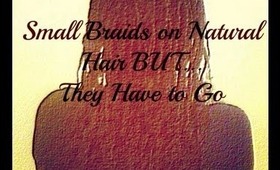 Natural Hairstyle | Small Braids and Why They Have to Go