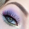 Pastel Lilac Smokey Eye w/ Vibrant Pink Winged Liner