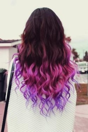 Purple hair 