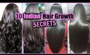 10 INDIAN HAIR GROWTH SECRETS!! │ HOW TO GROW LONG, THICK, SHINY, GLOSSY HAIR FAST!!