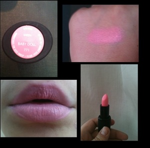 sleek true colour lipstick -baby doll