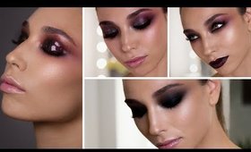 4 LOOKS | Smoky Eyes, Bold Lips & Glossy Lids | Makeupzone.net